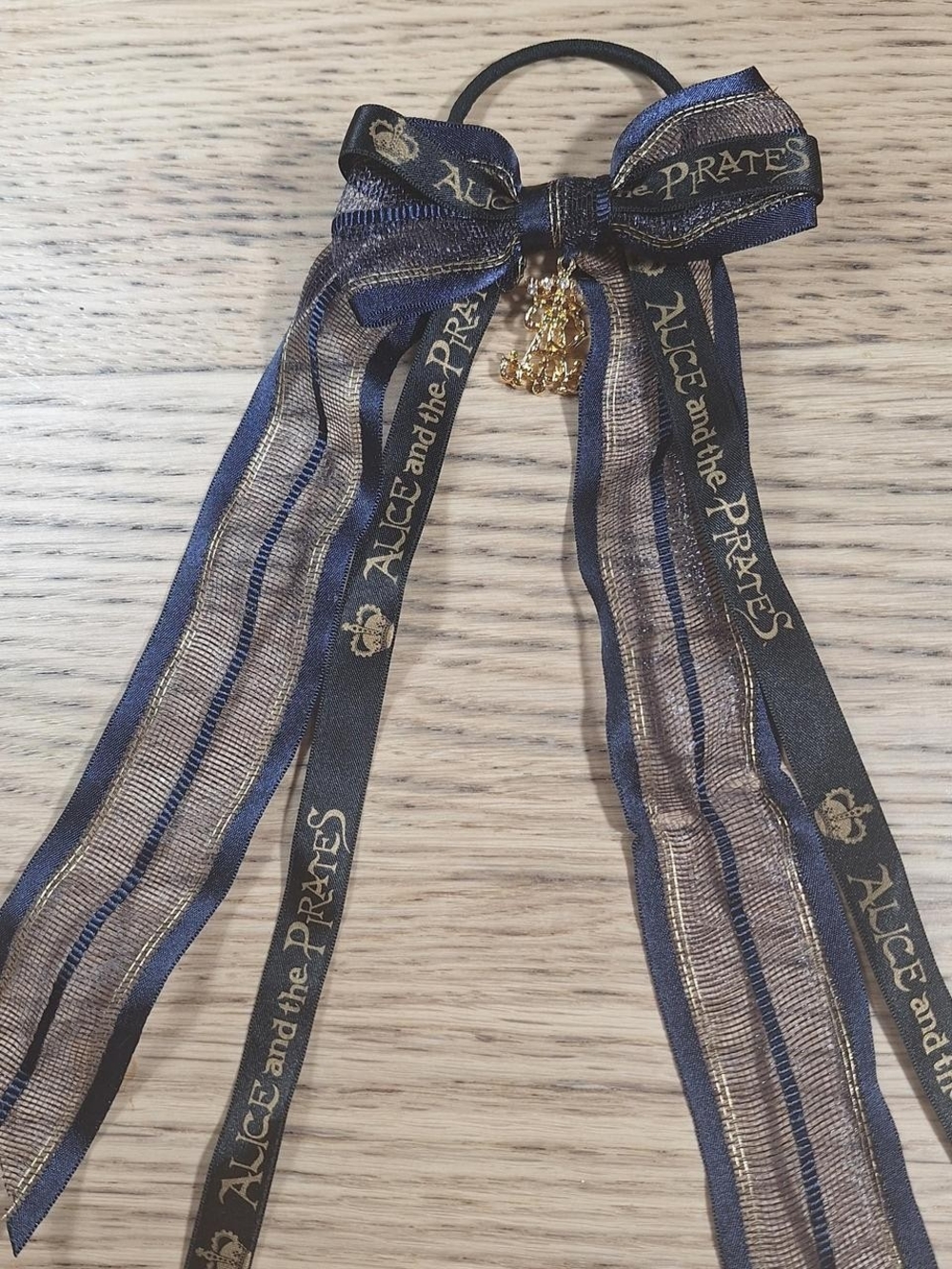 Alice and the Pirates Dark Blue Ribbon Ponytail Hair Bow | Lolita 🎀💙